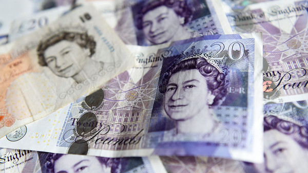 British Pound notes