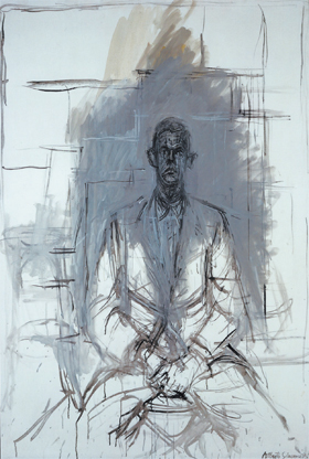 Portrait of James Lord by Alberto Giacometti