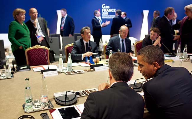 US intervention: European leaders expressed surprise that Barack Obama was so engaged in the eurozone crisis
