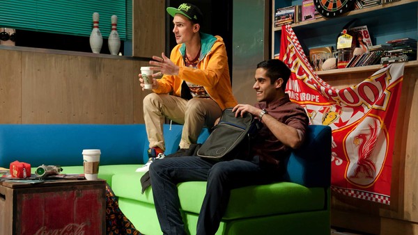 Henry Lloyd-Hughes and Sacha Dhawan in ‘NSFW’ at the Royal Court