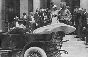 Archduke Franz Ferdinand and his wife Sophie shortly before their final, fateful journey