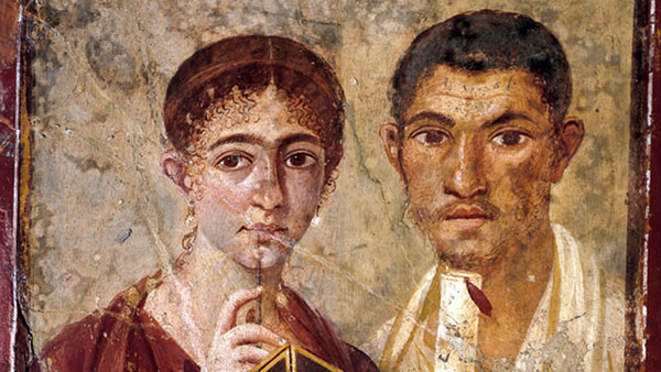 Double portrait of Terentius Neo and his wife