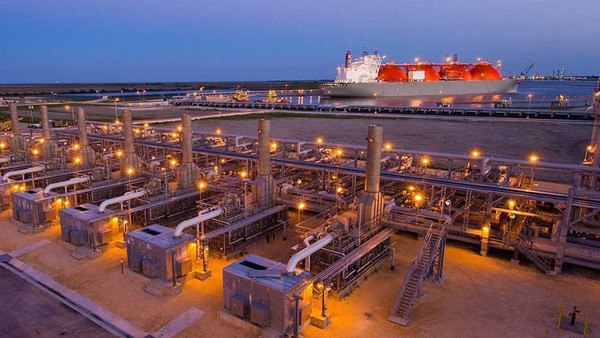 The Cheniere Energy LNG plant at Sabine Pass USA. Image courtesy Bechtel Engineering.