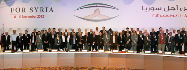 First meeting of the National Coalition, Qatar, November 2012
