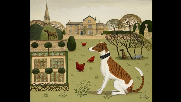 Painting by Catriona Hall, Old Vicarage, signed with artist's monogram, £600 - 800