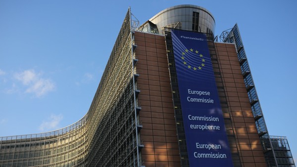 BRUSSELS, BELGIUM - FEBRUARY 19: A general view of the European Union Commission headquarters during the second day of the EU Summit as British Prime Minister David Cameron continues his attempts to negotiate new membership terms for the UK, on February 19, 2016 in Brussels, Belgium. Most of Europe's 28 member state leaders have gathered in Brussels to take part in a crucial summit and vote on British Prime Minister David Cameron's pledge to renegotiate the terms of Britain's membership in the EU, namely proposals to limit benefits for migrant workers. A referendum on whether Great Britain will stay in or leave the European Union is to be held before the end of 2017, though many expect it to take place in June this year. (Photo by Dan Kitwood/Getty Images)