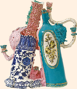'Sèvres Vase à Bobèches' (2012) by Francesca DiMattio at Houldsworth