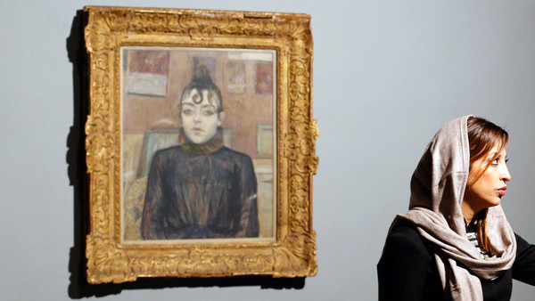 The collection includes work by Toulouse-Lautrec